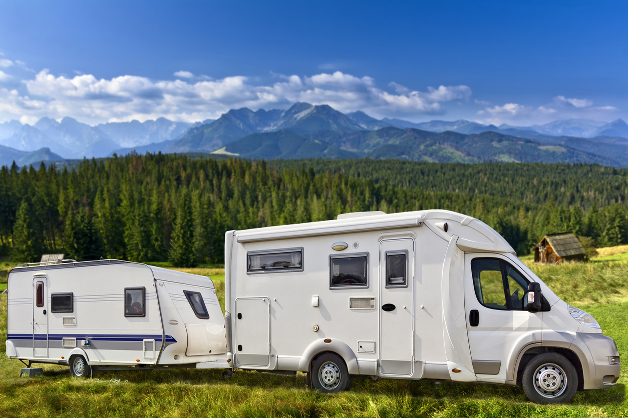 Mobile Home In The Mountains