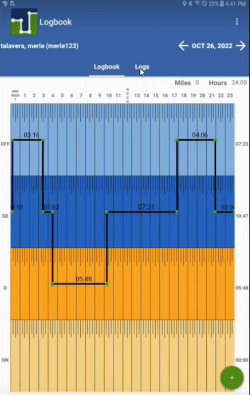 CalAmp automatically collects driving logs
