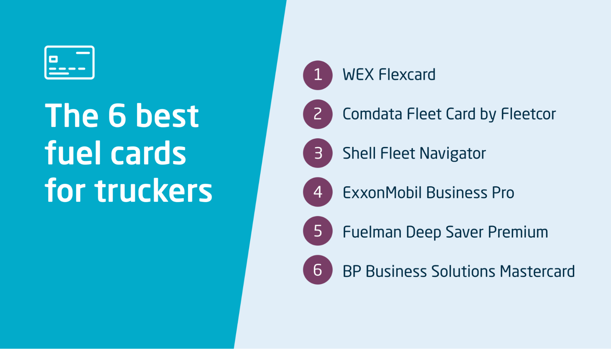 The 6 Best Fuel Cards for Truckers Top 6 trucker fuel cards