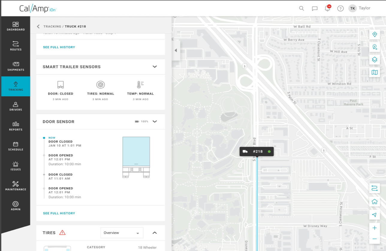 Door Sensors Door sensors in CalAmp