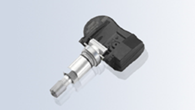 A picture of a TPMS sensor